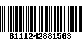 Código de Barras 6111242881563