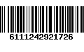 Código de Barras 6111242921726