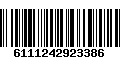 Código de Barras 6111242923386