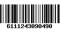 Código de Barras 6111243090490