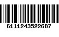 Código de Barras 6111243522687