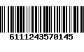 Código de Barras 6111243570145