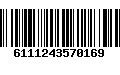 Código de Barras 6111243570169