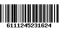 Código de Barras 6111245231624