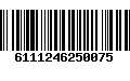 Código de Barras 6111246250075