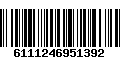 Código de Barras 6111246951392