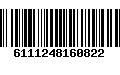 Código de Barras 6111248160822