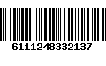 Código de Barras 6111248332137