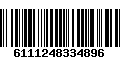 Código de Barras 6111248334896