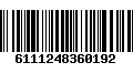 Código de Barras 6111248360192