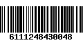 Código de Barras 6111248430048