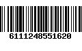 Código de Barras 6111248551620