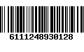 Código de Barras 6111248930128