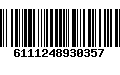 Código de Barras 6111248930357