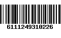 Código de Barras 6111249310226