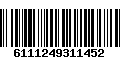 Código de Barras 6111249311452