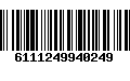 Código de Barras 6111249940249