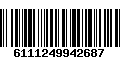 Código de Barras 6111249942687