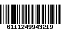 Código de Barras 6111249943219