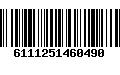 Código de Barras 6111251460490