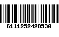 Código de Barras 6111252420530