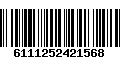 Código de Barras 6111252421568