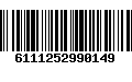 Código de Barras 6111252990149