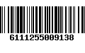 Código de Barras 6111255009138