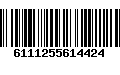 Código de Barras 6111255614424