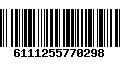 Código de Barras 6111255770298