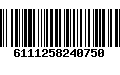 Código de Barras 6111258240750