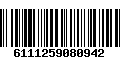 Código de Barras 6111259080942