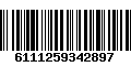 Código de Barras 6111259342897