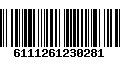 Código de Barras 6111261230281