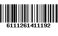 Código de Barras 6111261411192