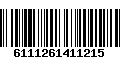 Código de Barras 6111261411215