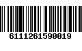 Código de Barras 6111261590019