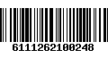 Código de Barras 6111262100248