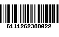 Código de Barras 6111262380022