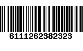 Código de Barras 6111262382323