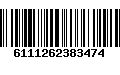 Código de Barras 6111262383474