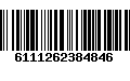 Código de Barras 6111262384846