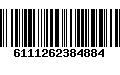 Código de Barras 6111262384884