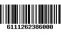 Código de Barras 6111262386000