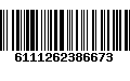 Código de Barras 6111262386673