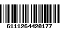 Código de Barras 6111264420177