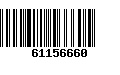 Código de Barras 61156660