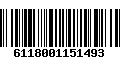 Código de Barras 6118001151493