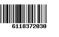 Código de Barras 6118372030