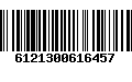 Código de Barras 6121300616457